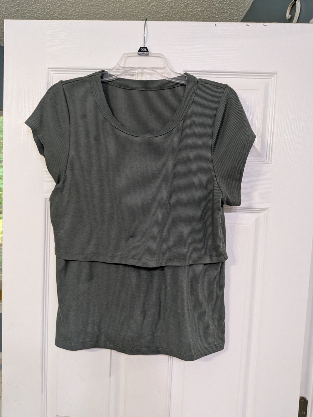 Latched Mama Ribbed Cap Sleeve Nursing Tee